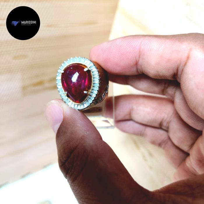 Natural Batu Rubi Ruby Pigeon Blood