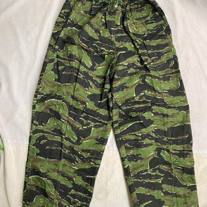 Trousers Celana Panjang Karet Camo Loreng Tiger Stripes Vietnam US Army Reproduksi XXL
