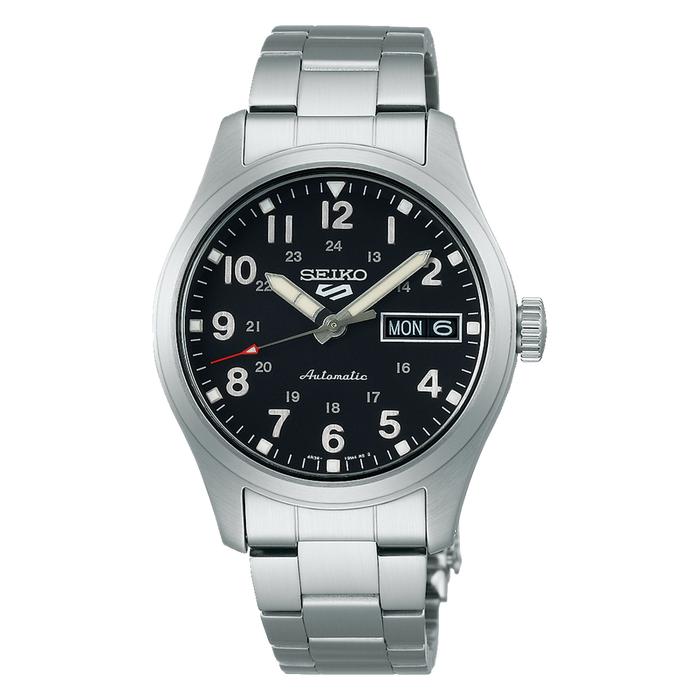 Jam Tangan Pria Seiko SRPJ81K1 - Jam Militer Otomatis Stainless Steel