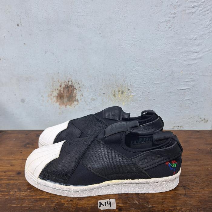 Sepatu second original Adidas superstar slip on size 36