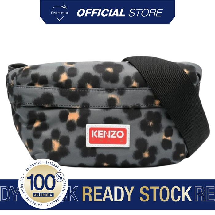 Kenzo Hana Leopard Waistbag / Tas Branded Original