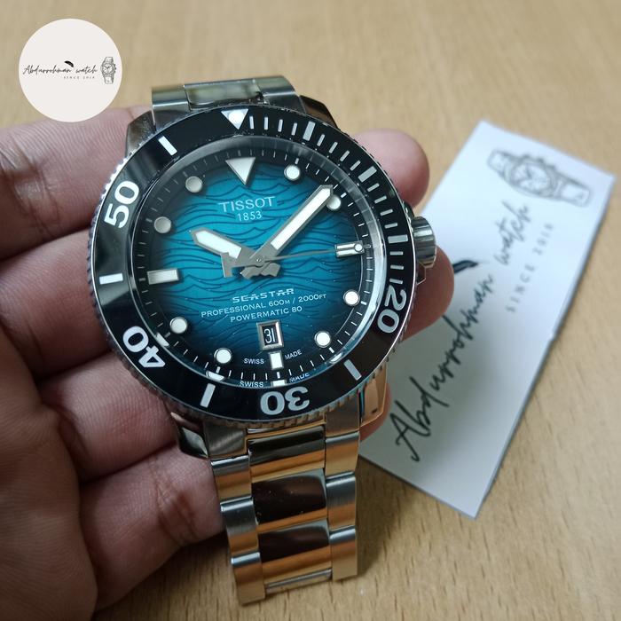 Tissot seastar 2000/ diver 600m green/hijau