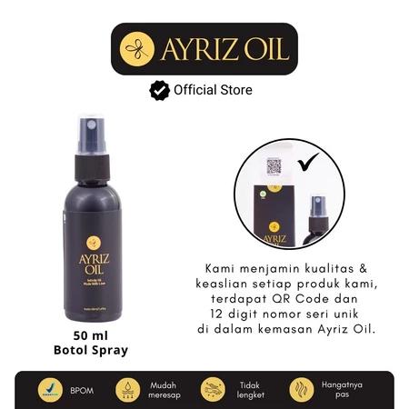 AYRIZ OIL TRAVEL SIZE 50ML MINYAK TERAPI HERBAL MINYAK TERAPI