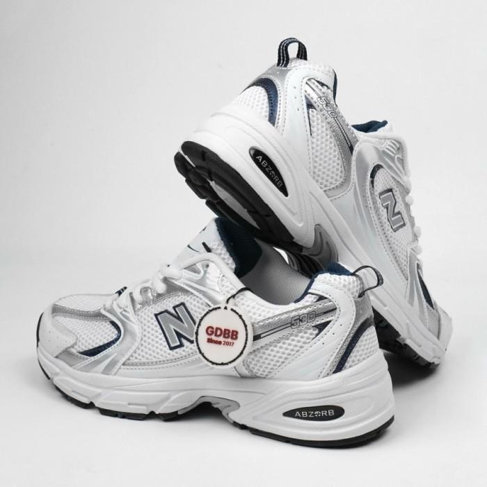 NB 530 Balance 530 White Natural Indigo White Silver Grey Navy Blue