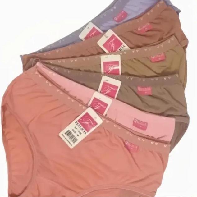 New K10 Kareshi Star 12 / 6 pcs Celana Dalam Wanita dewasa cotton dasar panties Nyaman Fellicia 3200