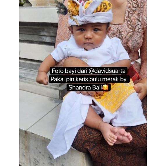 Aneka Pin Bros Keris / Barong Udeng Safari Alpaka Bali Bulu Merak Krisna
