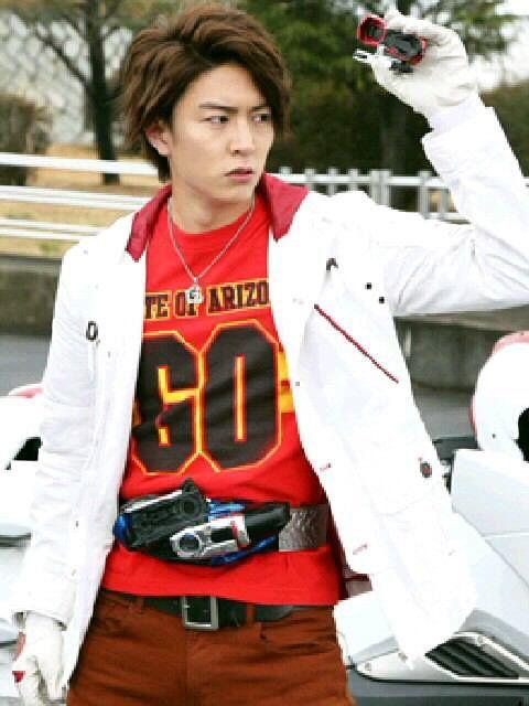 Jaket Kaos GOU SHIJIMA Kamen Rider Mach Drive Jacket Cosplay bisa custom request