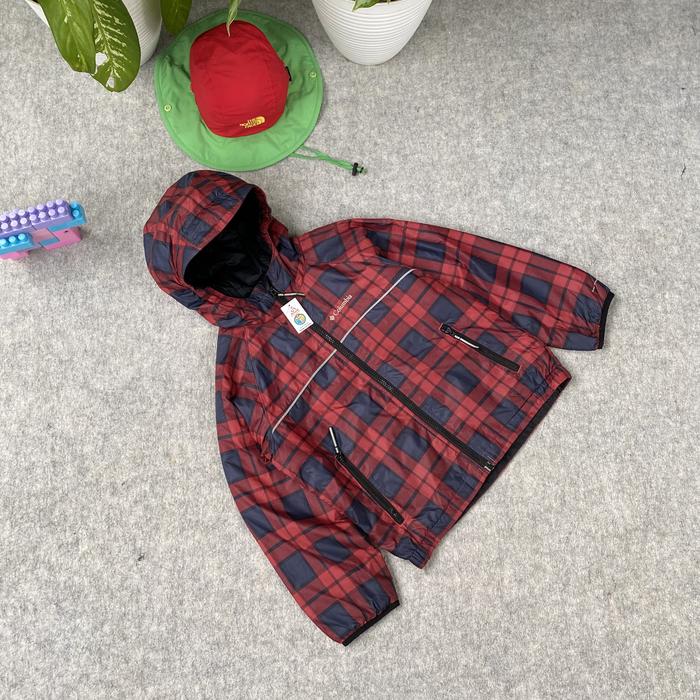 Jacket outdoor anak tebal columbia omni Heat pattern super cakep pekat