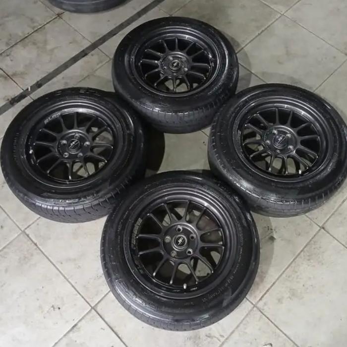 Velg Mobil Racing JF R17x8 Pcd 5x114 Plus Ban Iota 215 60 R17 Buat Terios Rush Captiva Inova New Liv