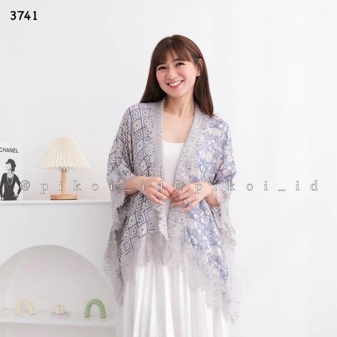 PIKOI_ID | CAPE BRUKAT BATIK MODERN / BOLERO BATIK BRUKAT PREMIUM VISCOSE / CARDIGAN BATIK KONDANGAN