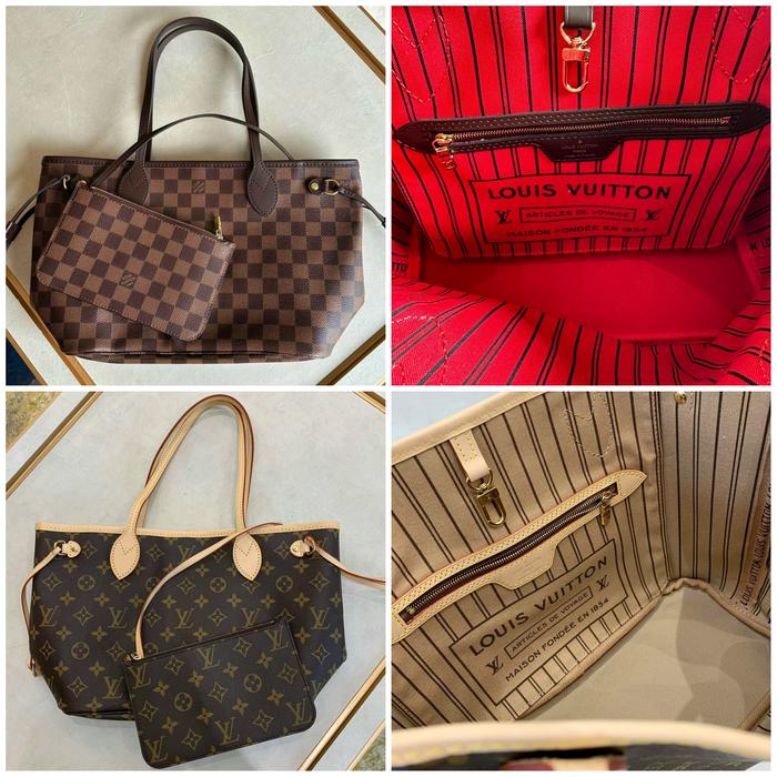 LV Louis Vuitton Neverfull PM Tote Bag