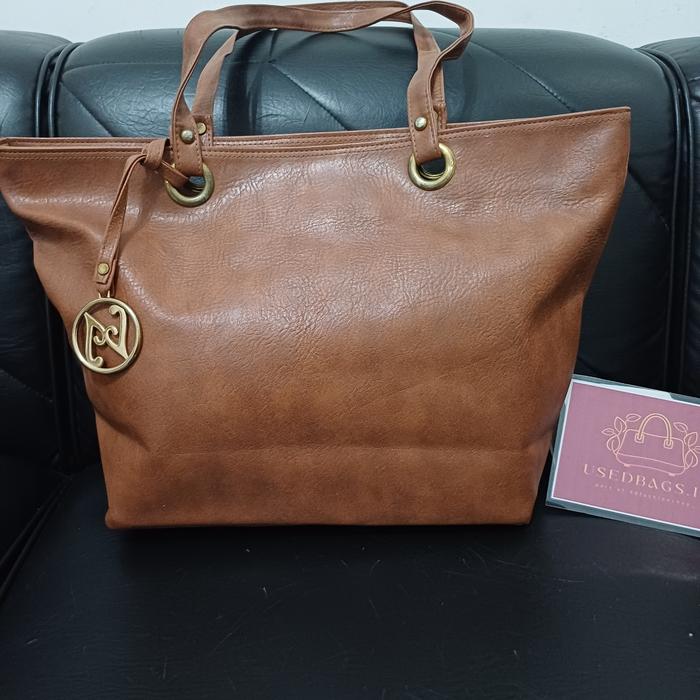 Preloved Second Bekas Tas Tote Kulit Mantul Tidak Kelupas