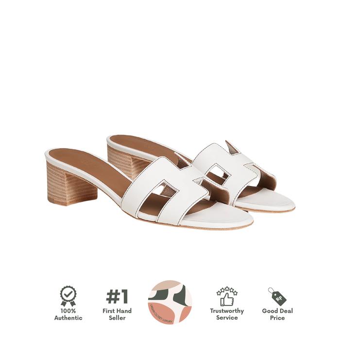 HERMES Oasis White Sandal