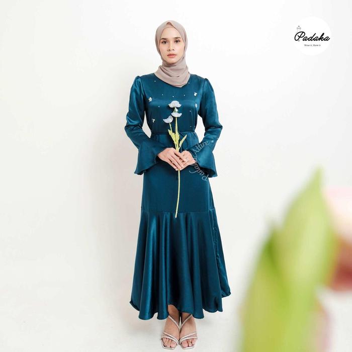 Padaka Attire - SASMAYA - Dress Baju Lebaran Kaftan Abaya Fashion Muslim Gamis 2024