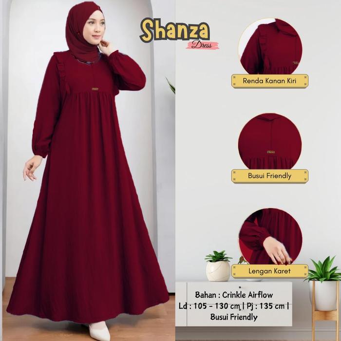 GAMIS TERBARU LEBARAN GAMIS MEWAH GAMIS HAMIL GAMIS POLOS REMPEL GAMIS WANITA BUSUI FRENDLY
