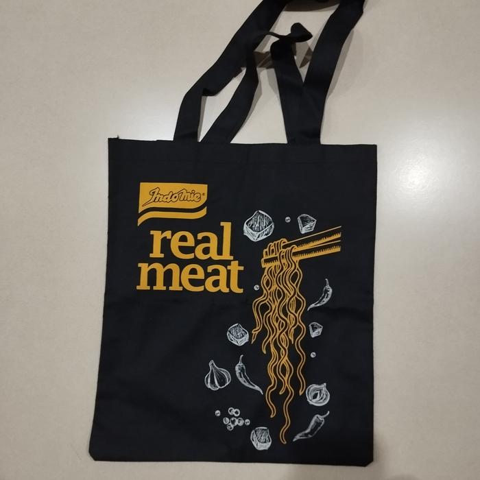 Tas Tenteng Hitam Indomie Real Meat