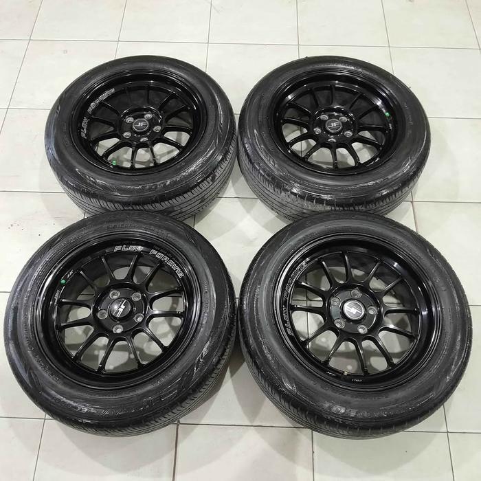 Velg Mobil Bekas Ring 17 Baut 5 JF FLOW R17X8 5X114,3 ET40 BAN 215 60 R17