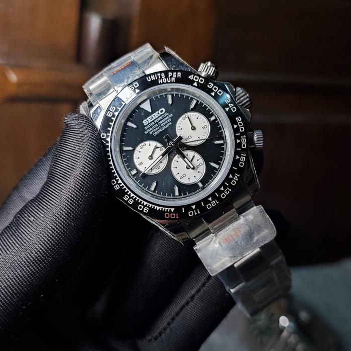 new model seiko mod panda dial lemans