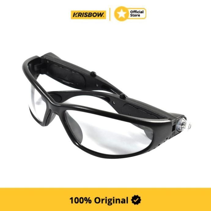 Krisbow Spectacle Kacamata Pengaman Dengan Lampu Led