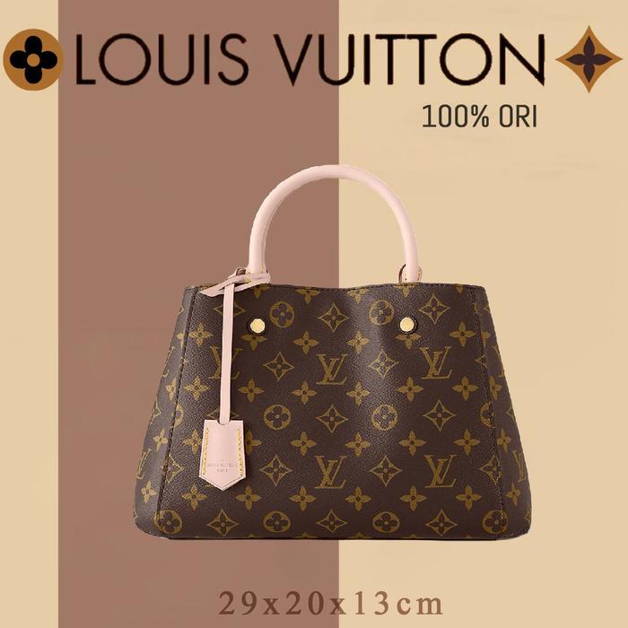 [100% ORl]LV Louis Wuitton Montaigne / Tas Wanita /TopHandle Bag/ Tas Totebag Terbaru [Box +dust bag