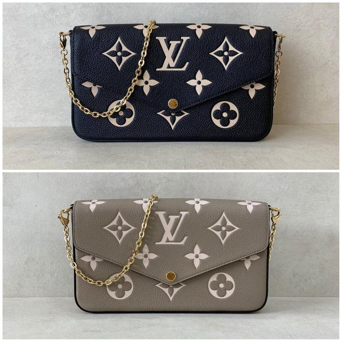 LV Felicie WOC Monogram Empreinte Bicolor