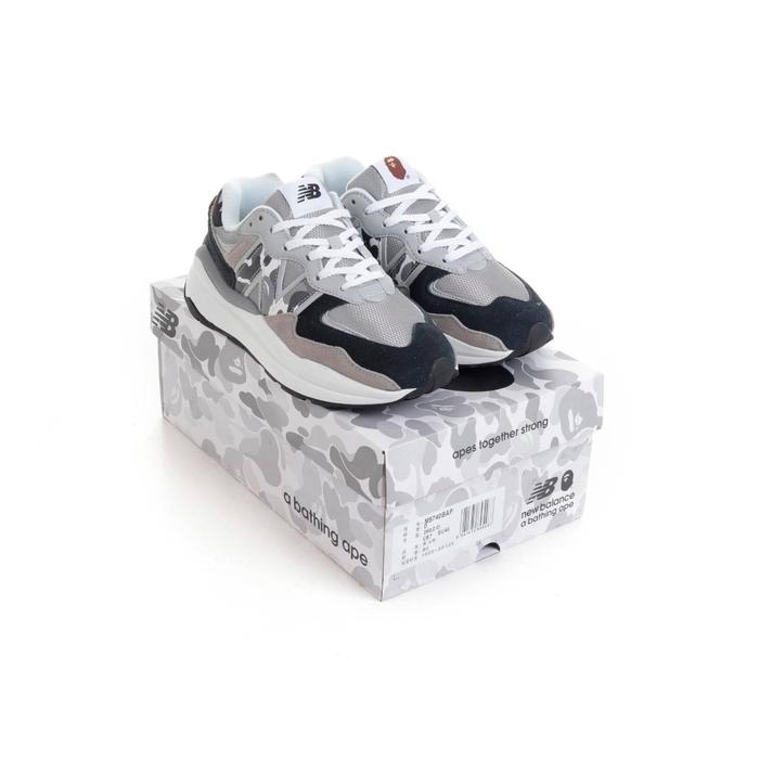 (CWD) Sneakers NB X Bape M5740BAP Black Grey " size 39-44"