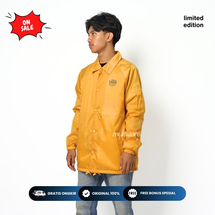 Jaket Vans Torrey Coach Jacket Yellow Original