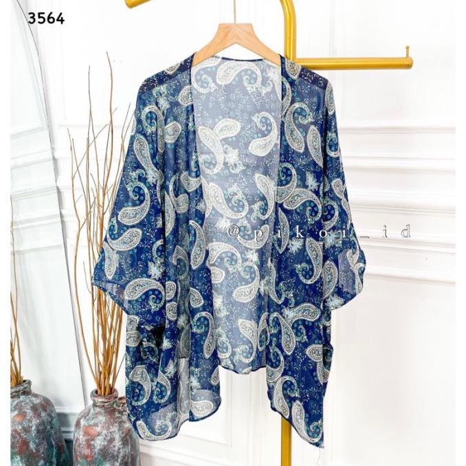 Cardigan wanita / summer outer / bunga / hawai / outer pantai panjang