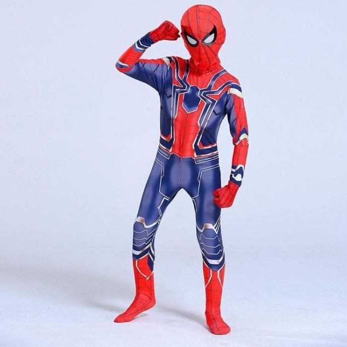 Kostum Cosplay Spiderman Iron Spider Kostum Iron Spider