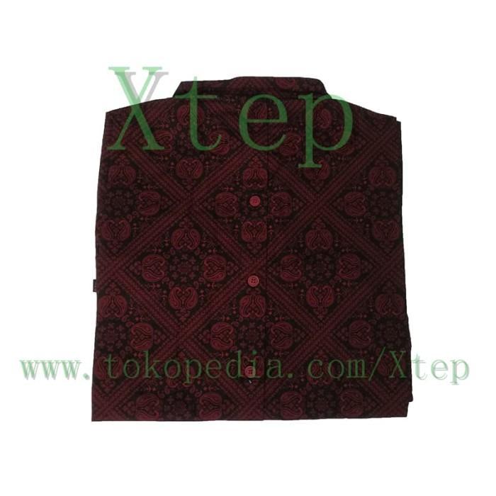 Baju Kemeja Panjang Batik EIGER H401 Peasley 1989 Red