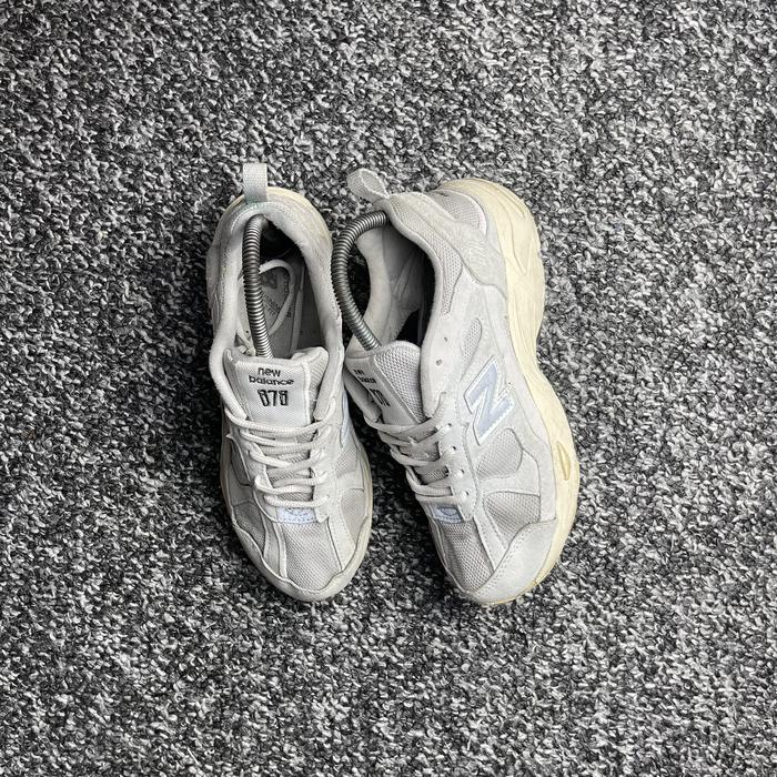New Balance 878 Grey Cream SZ 38.5 second shoes