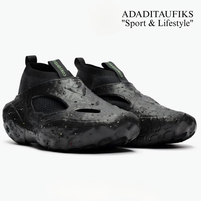 Sepatu Converse Sponge Crater Slip Black Original A01240C