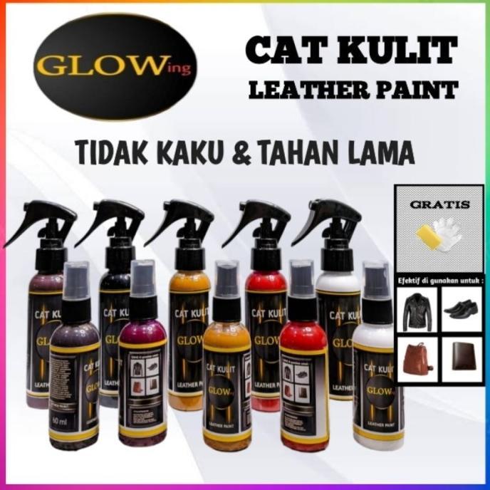 QSHOP- GLOWing Cat tas sepatu kulit karet sol Rubber Midsole Leather paint Repaint sepatu tas jaket 