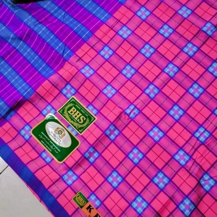 Sarung Bhs Kbs Sutra Spunsilk Warna Pink Best Seller