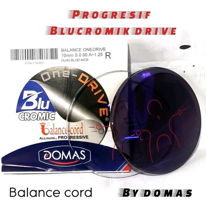 LENSA PROGRESSIF DOMAS BLUECHROMIC ONE DRIVE PROGRESSIVE / PROGRESIF BALANCE CORD