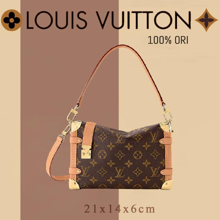 [100% ORI ] LV Louis Vuitton Side Trunk/Tas Wanita /Tas Selempang Wanita Fashion Sling Bag/Tas Selem