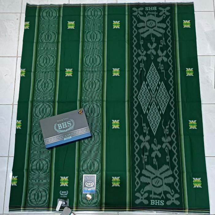 Sarung Bhs Classic Hijau Nu Motif Skt Dam High Quality