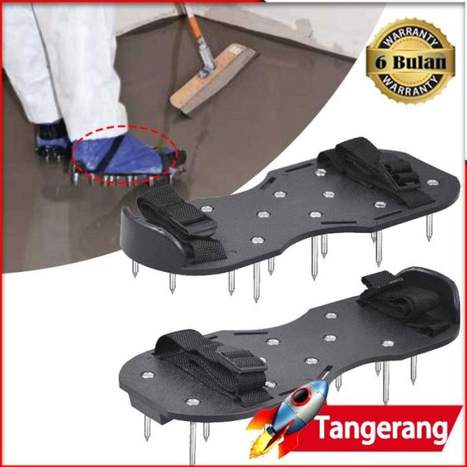 Floor Paint Spike Shoes Sepatu Duri Besi Cat Epoxy Sepatu Taman