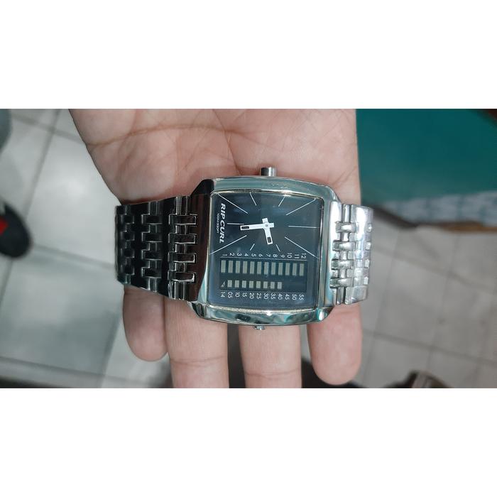 ripcurl digital analog stainles steel sport jam pria klasik sporty