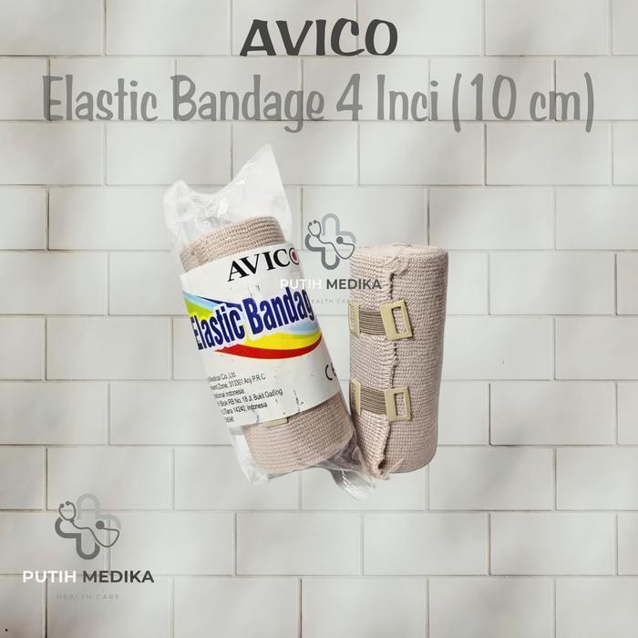 Perban Elastis 10 cm Avico Elastic Bandage 4 inci