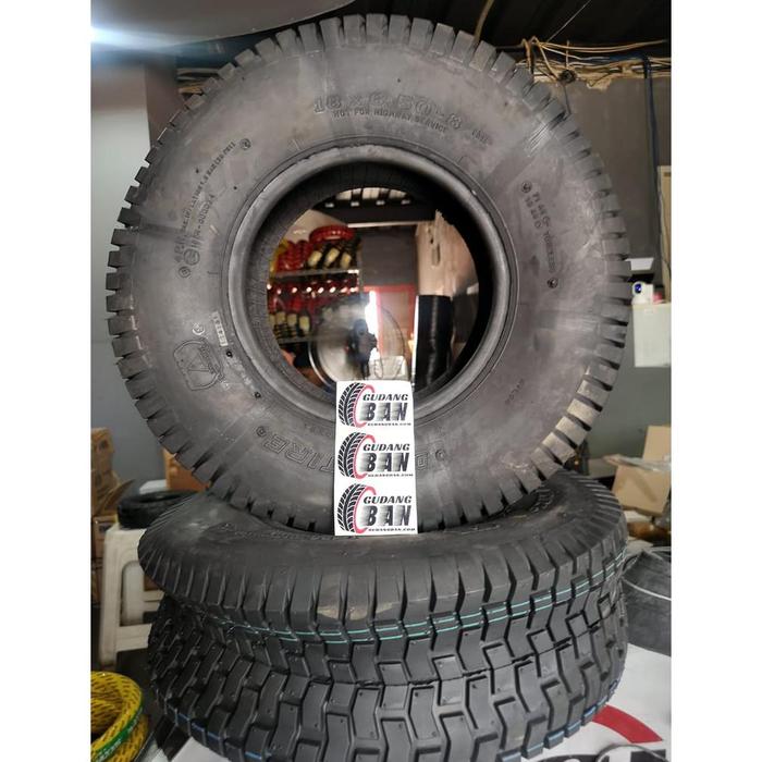 ban luar ATV 18 x 6.50 Ring 8 , 18 6.5 8 bisa untuk Buggy Trike Golf modif depan Swallow Deli tire p