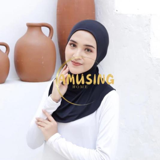 Ciput Ninja Resleting Dalaman Hijab Jilbab Kerudung Krudung Wanita Elegan Modis Style Kekinian