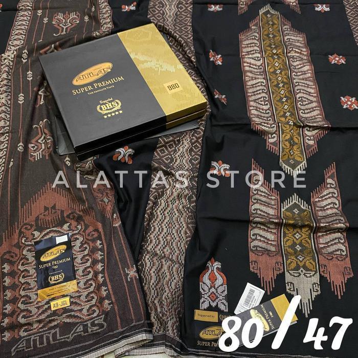 Sarung Atlas Super Premium 980 Ori 100%//Atlas Super Premium Jaguar Songket//Atlas Kodian// Agen Atl