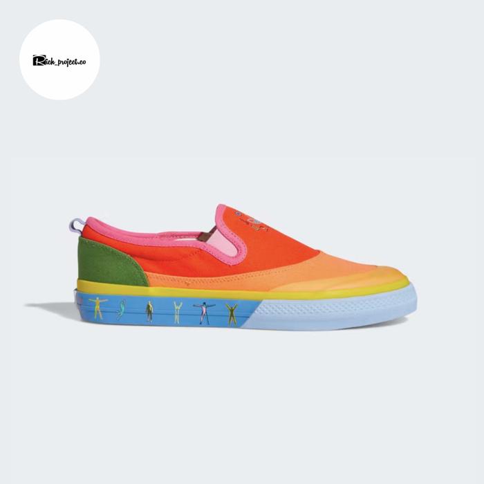 Adidas Originals Nizza Slip On Pride US10 / 44