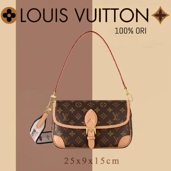 [100% ORI]LV Louis Vuitton Tas baguette DIANE/Tas Wanita/Tas Selempang / Bahu Wanita/ Fashion Sling 