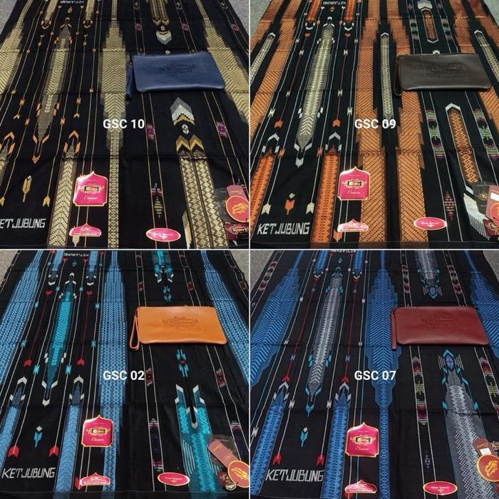 Sarung Ketjubung Sutra Spunsilk Gsc Scp Kdw Gold