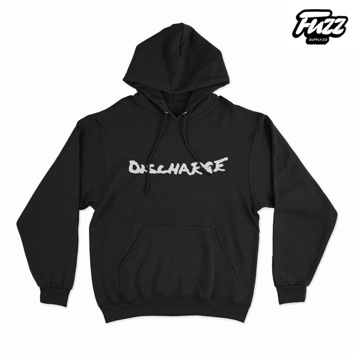 Hoodie Band Discharge Jaket Sweater Outerwear Distro Musik Punk Pria Dan Wanita