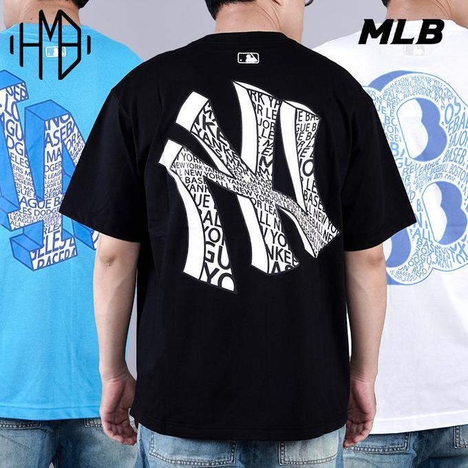 MLB Korea Illusion Clipping Tee NY Yankees LA Dodgers Boston Red Sox