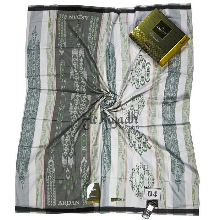 Ardan Sarung Executive Motif Jkm Jacquard Kembang Putih Best Seller