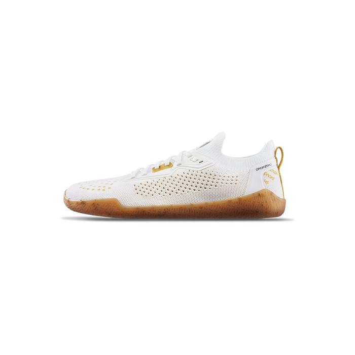 TYR DZ-1 DropZero Barefoot Trainer (Laces) White/Gold Squat University Wide Toe Box Training Shoes G